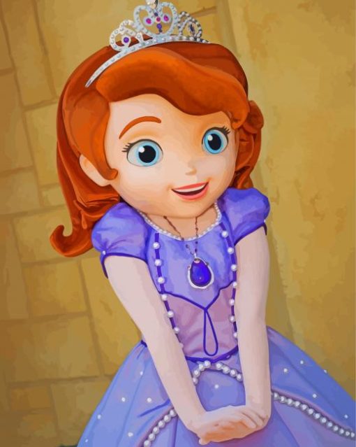 Beautiful Princess Sofia Diamond Painting