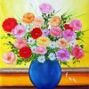 Beautiful Floral Vase Diamond Painting