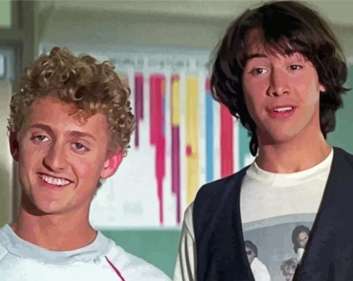 Bill And Ted Diamond Painting