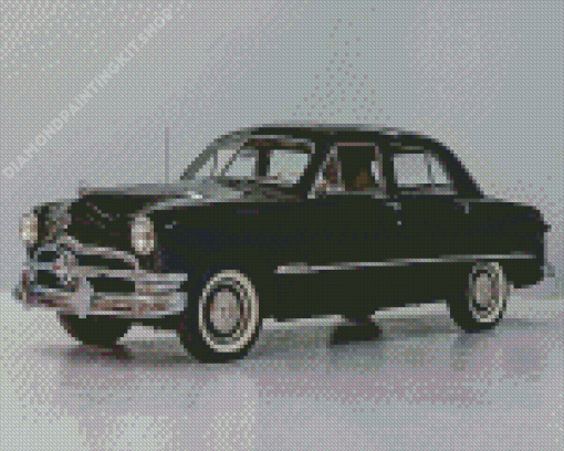 Black 1950 Ford Diamond Painting