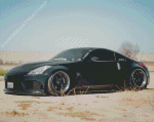 Black Nissan 350Z Diamond Painting