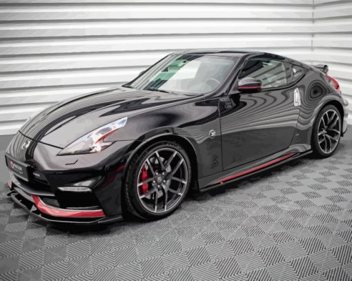 Black Nissan 370 Z Car Diamond Painting