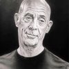 Black And White Jk Simmons Art Diamond Painting