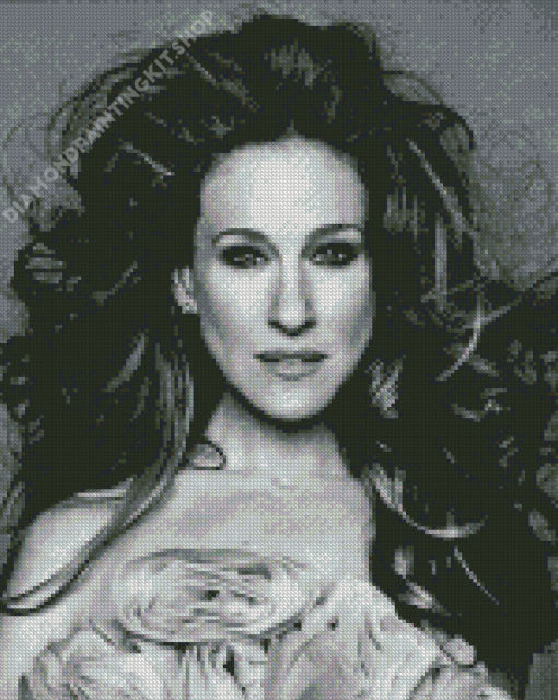 Black And White Sarah Jessica Parker Diamond Painting