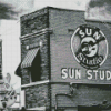 Black And White Sun Studio Diamond Paintings