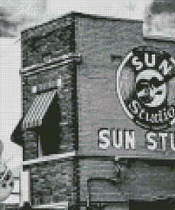 Black And White Sun Studio Diamond Paintings