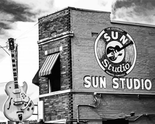 Black And White Sun Studio Diamond Paintings