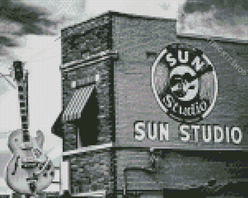 Black And White Sun Studio Diamond Paintings