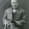 Black And White Booker Washington Art Diamond Painting