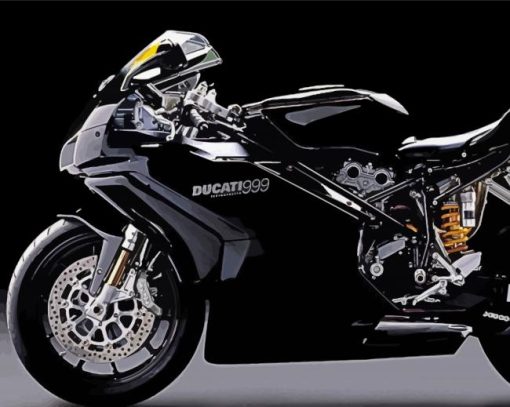 Black Ducati 999 Diamond Painting