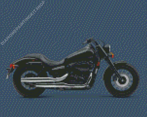 Black Honda Shadow Diamond Painting