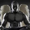 Black Male Angel Diamond Painting