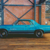 Blue 1964 Gto Car Diamond Painting