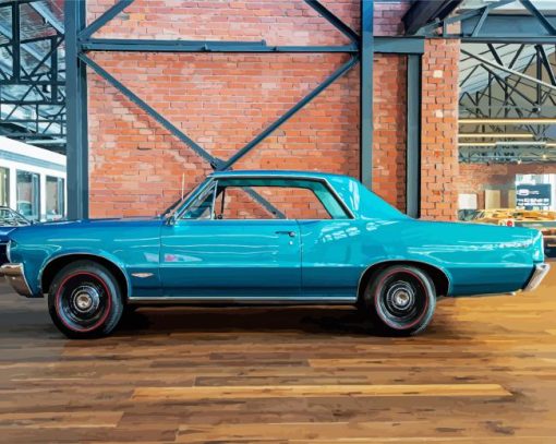 Blue 1964 Gto Car Diamond Painting