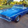 Blue 1969 Chevy Chevelle Diamond Painting