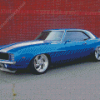 Blue 69 Camaro Diamond Painting