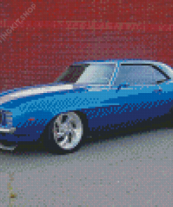 Blue 69 Camaro Diamond Painting