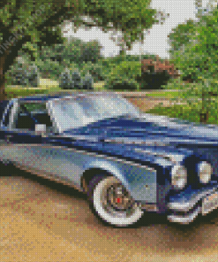 Blue Packard Kit Car Diamond Painting