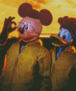 Breaking Bad Mickey Mouse And Donald Duck Diamond Painting