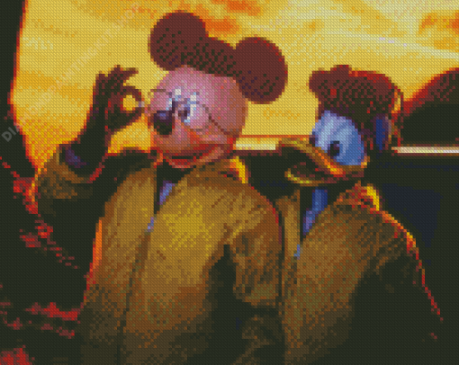 Breaking Bad Mickey Mouse And Donald Duck Diamond Painting