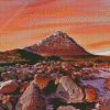 Buachaille Etive Mor Sunset Diamond Painting