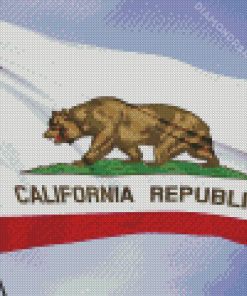 California State Flag Diamond Painting