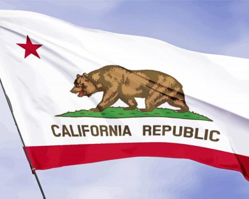 California State Flag Diamond Painting