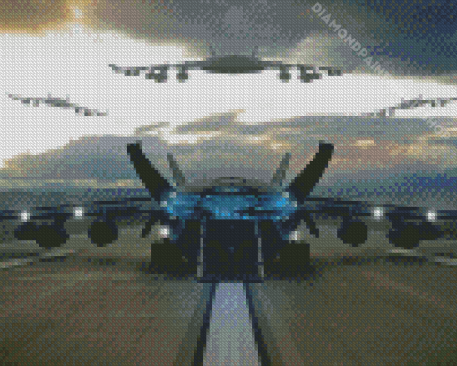 Cargo Plane Diamond Painting