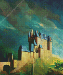 Chinon Castle Art Diamond Painting