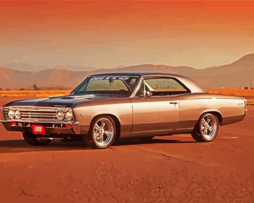 Classic 67 Chevelle Car Diamond Painting