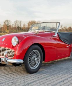 Classic Triumph TR3A Car Diamond Painting