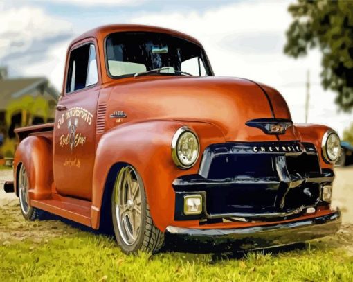 Classic Chevy truck Diamond Painting