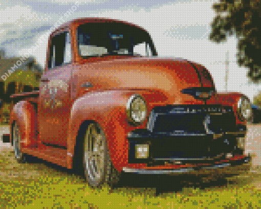 Classic Chevy truck Diamond Painting