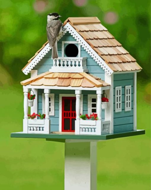 Classy Bird House Diamond Painting