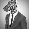 Classy Mr Zebra Diamond Painting