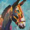 Colorful Mule Head By Susan Elizabeth Jones Diamond Painting