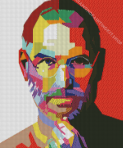 Colorful Steve Jobs Diamond Paintings