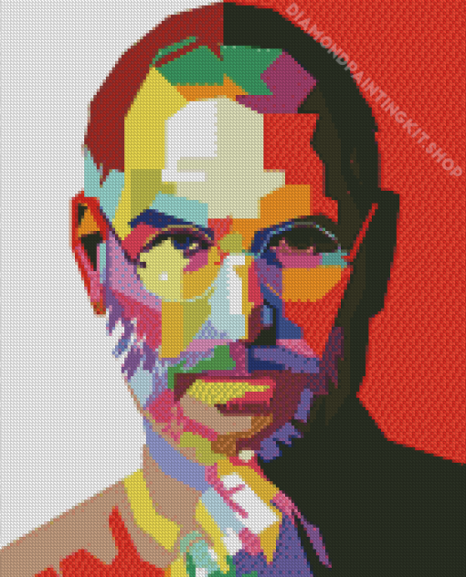 Colorful Steve Jobs Diamond Paintings