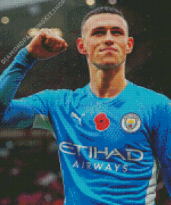 Cool Phil Foden Diamond Painting