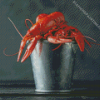 Crayfish In Small Bucket Diamond Painting