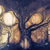 Dark Creepy Forest Art Diamond Paintings