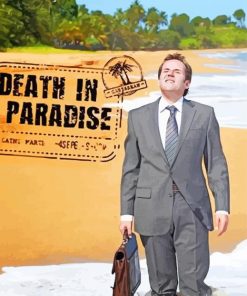 Death In Paradise Poster Diamond Paintings