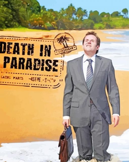 Death In Paradise Poster Diamond Paintings