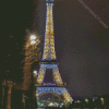 Eiffel Tower Light Night Diamond Paintings