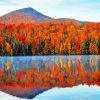 Fall In Mountains Water Reflection Diamond Painting