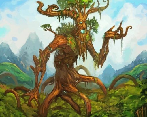 Fantasy Tree Man Diamond Paintings