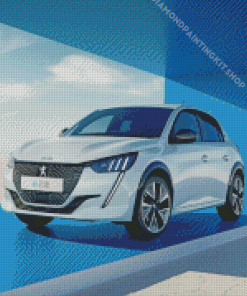 Grey Peugeot Diamond Paintings