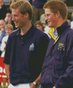 Happy Prince William And Harry Diamond Paintings