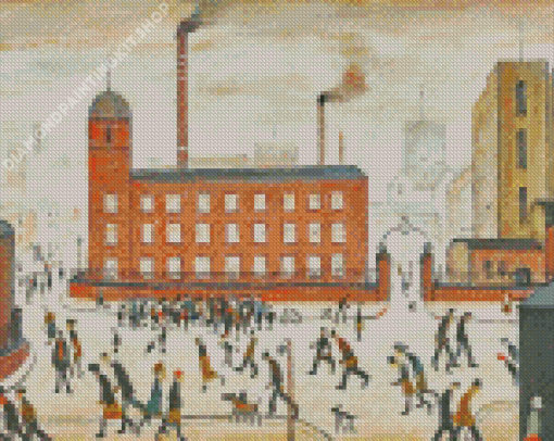 l S Lowry Art Diamond Painting