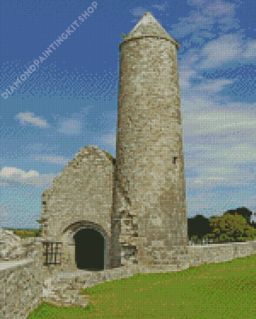 Mccarthys Tower Clonmacnoise Diamond Painting